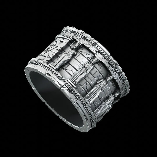 Caryatid Silver Ring