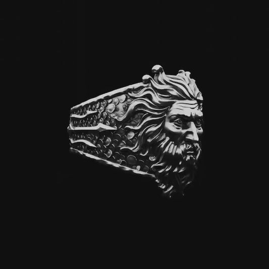 Poseidon Signet Ring